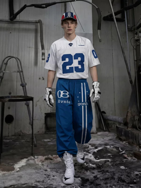 Embroidered Short-Sleeve Jersey Sport T-Shirt 4