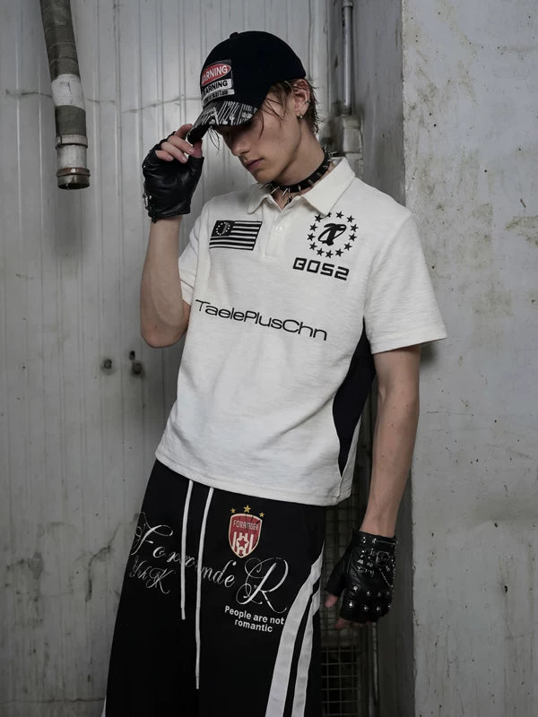 Embroidered Short-Sleeve Polo Shirt 2