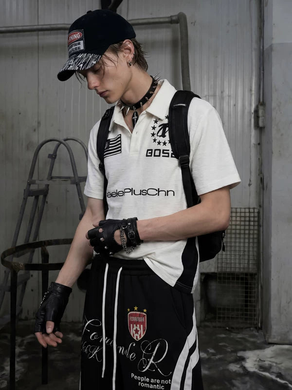 Embroidered Short-Sleeve Polo Shirt 3