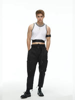 Embroidered Slim Fit Crop Vest 2