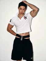 Embroidered Star Polo Shirt and Pants 5