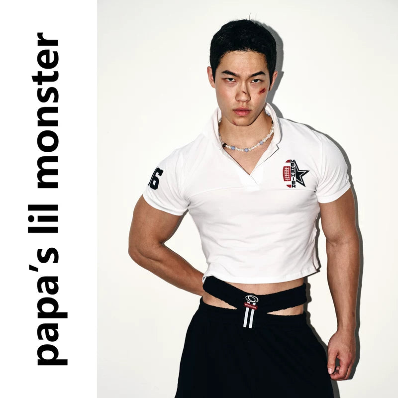 6090463401965,6090463401966,6090463401967, Embroidered Star Polo Shirt and Pants