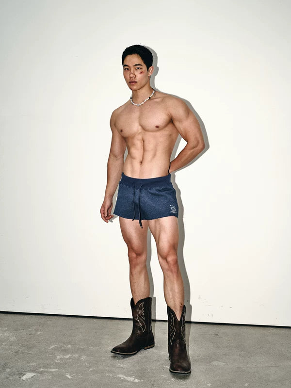 Extra Short Drawstring Elastic Waist Pants 1