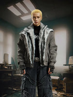 Faux Fur Collar Heavy-Duty Short Jacket 1