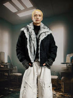 Faux Fur Collar Heavy-Duty Short Jacket 2