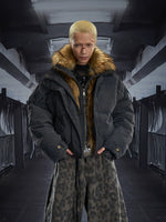Faux Fur Lined Heavyweight Zipper Jacket 3