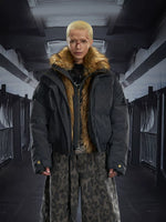 5967426133114,5967426133115,5967426133116, Faux Fur Lined Heavyweight Zipper Jacket