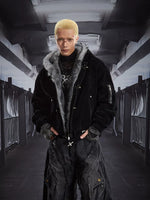Faux Fur Lined Hooded Cotton Padded Jacket 1