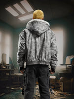 Faux Fur Lined Hooded Suede Jacket 3