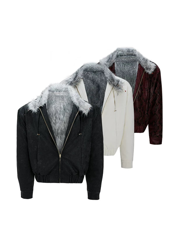 Faux Fur Lined Winter Jacket 1