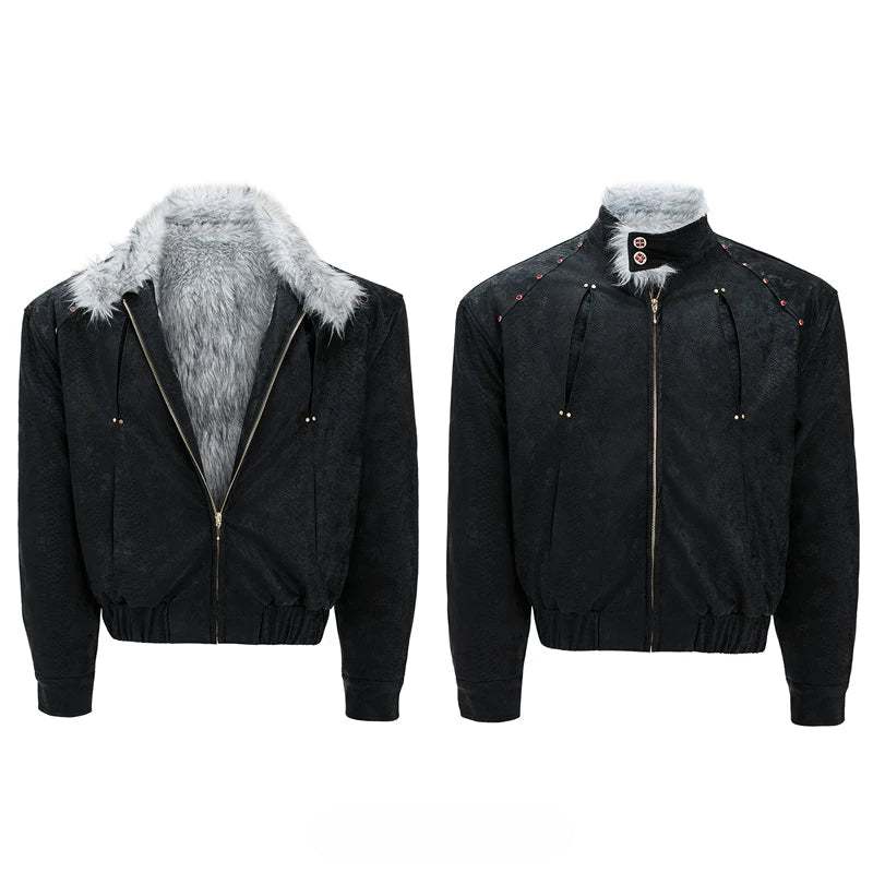 6120965150101,6120965150102,6120965150103,6120965150104,5956247812142, Faux Fur Lined Winter Jacket