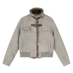 5985303336457,5985303336458,5985303336459,5985303336460, Faux Fur Trim Buckle Front Winter Jacket