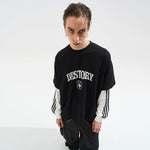 5864632853231,5864632853232,5864632853233,5864632853234, Faux Layered Graphic Long-Sleeve T-Shirt