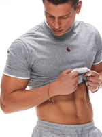 Faux Two-Piece Embroidered Short-Sleeve T-Shirt 2