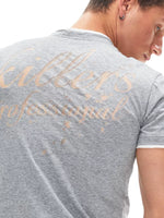 Faux Two-Piece Embroidered Short-Sleeve T-Shirt 3