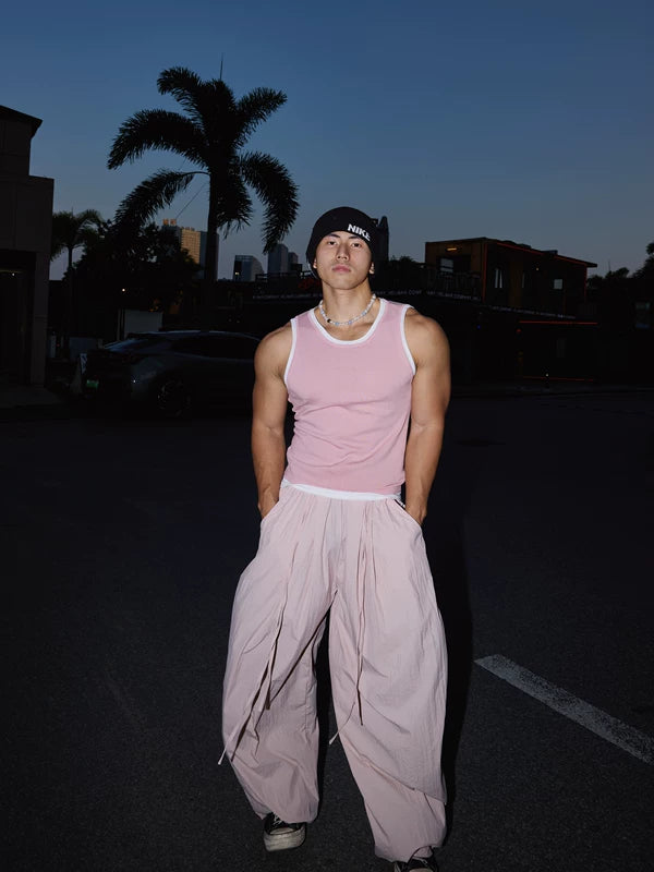Faux Two-Piece Fitted Casual Vest 2