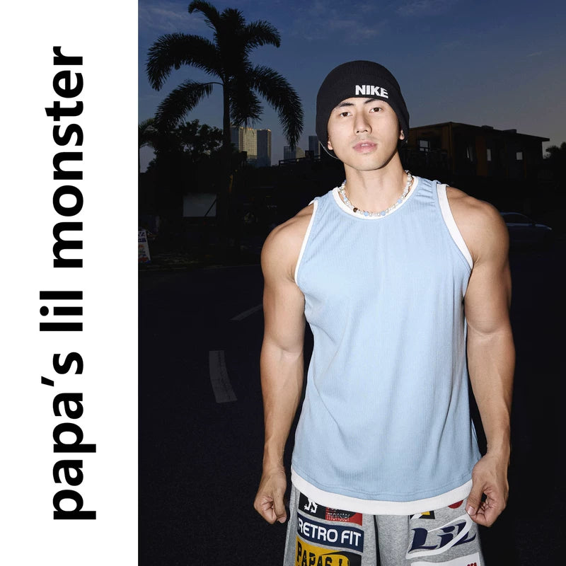 6105010132062,6105010132064,6105010132066,6105010132068, Faux Two-Piece Fitted Casual Vest
