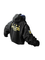 Faux Two-Piece Police Patch Jacket 2