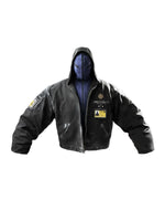 ,5661692085606,5661692085605,5661692085604,5643354469032, Faux Two-Piece Police Patch Jacket