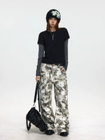 Faux Two-Piece Striped Patchwork Long-Sleeve T-Shirt 4