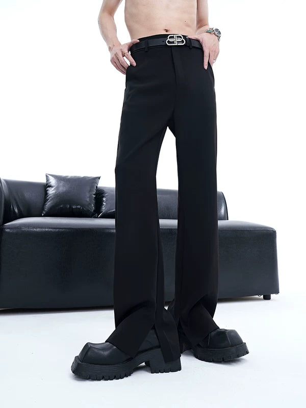 Flared Split Leg Dress Pants 2