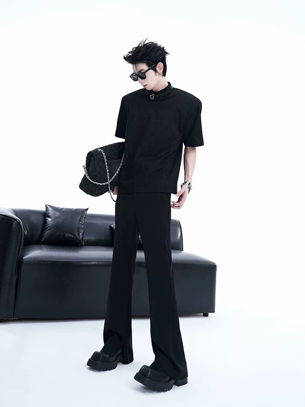Flared Split Leg Dress Pants 5