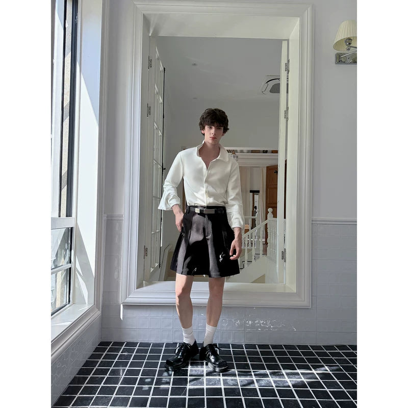 Floral 3D Beaded Tailored Shorts Pants 5