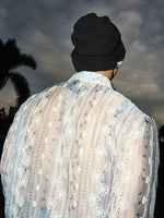 Floral Sheer Long-Sleeve Shirt 4