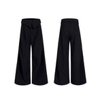 5931341224408,5931341224409,5931341224410,5931341224411, Foldable Waistband Striped Wide Leg Pants
