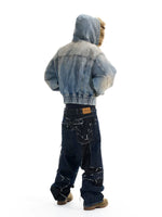 Frayed Edge Remake Denim Pants 4