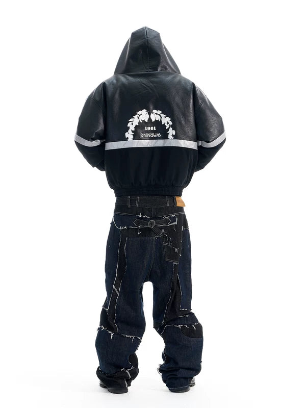 Frayed Edge Remake Denim Pants 5