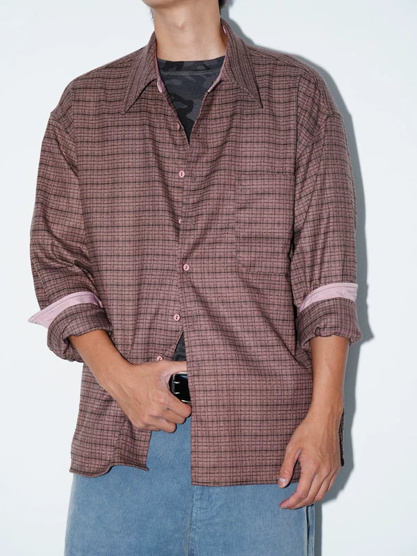 Fuji Plaid Button-Down Shirt 1