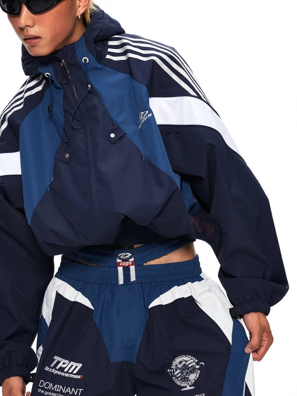 Functional Racing Windbreaker Jacket and Pants 2