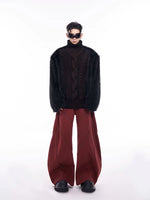 Fur-Trimmed Turtleneck Sweater 3