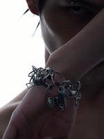 ,5809495339386, Futuristic Chain Choker Necklace