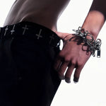 5809495339387, Futuristic Chain Choker Necklace