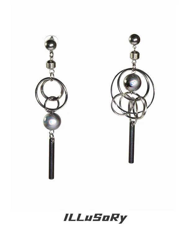 Futuristic Punk Drop Earrings 5