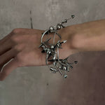 5915019235190, Futuristic Punk Hollow-Out Spike Bracelet
