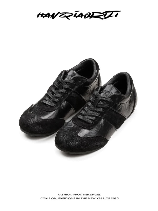 Genuine Leather Casual Low-Top Sneakers 1