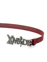 Genuine Leather Pants Belt with Logo Buckle 4