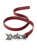 5968958371234, Genuine Leather Pants Belt with Logo Buckle