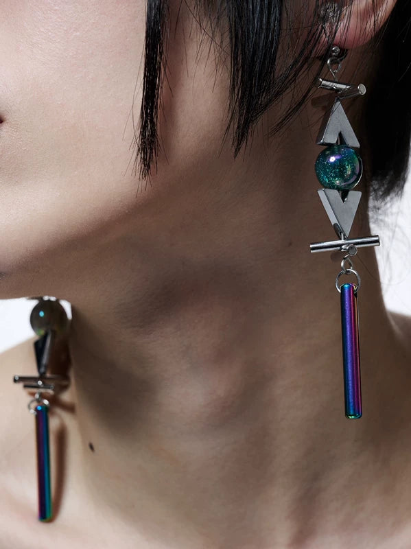 Geometric Dangle Earrings 5