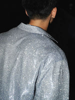 Glitter Button-Down Long Sleeve Shirt 3