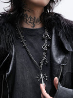Gothic Cross Chain Necklace 4