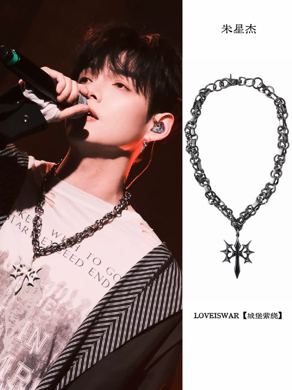 Gothic Cuban Chain Necklace 2