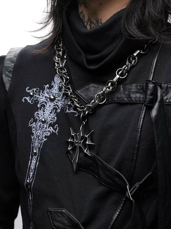 Gothic Cuban Chain Necklace 3