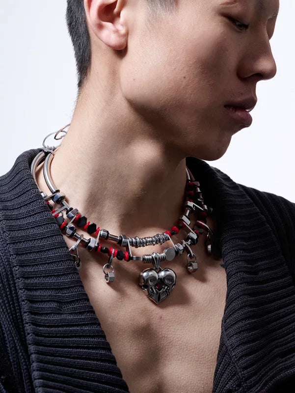 Gothic Mechanical Choker Necklace 2