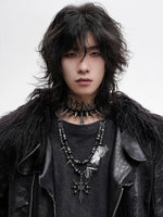 Gothic Punk Beaded Necklace 2