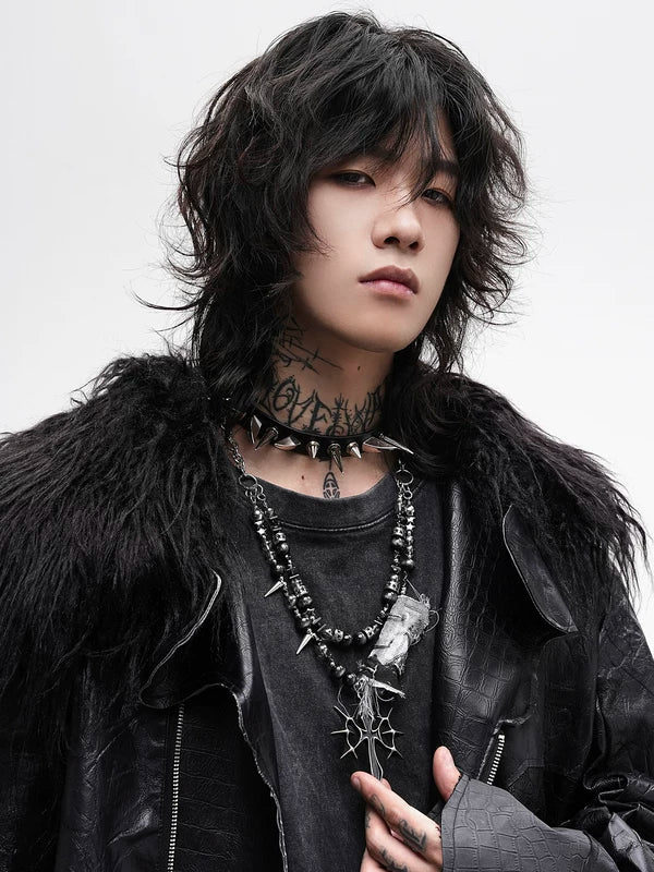 Gothic Punk Beaded Necklace 4