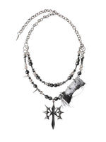 Gothic Punk Beaded Necklace 5